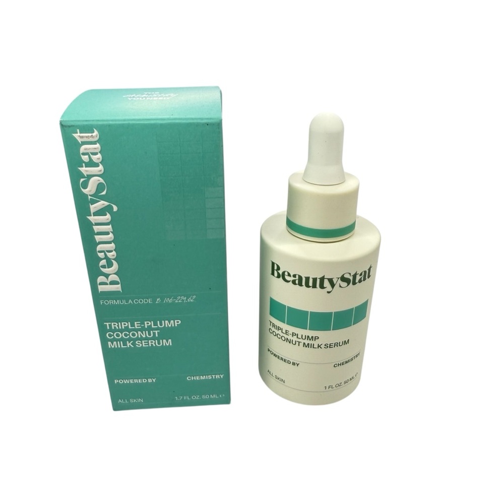 BeautyStat Triple-Plump Coconut Milk Serum, NEW